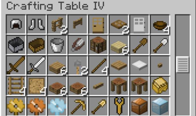 minecraft crafting table simulator online