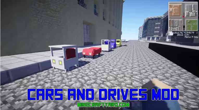 Cars And Drives Mod 1 16 5 1 15 2 1 14 4 Minecraft Yard