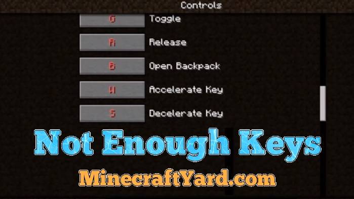 Not Enough Keys Mod 1 16 5 1 15 2 1 14 4 Minecraft
