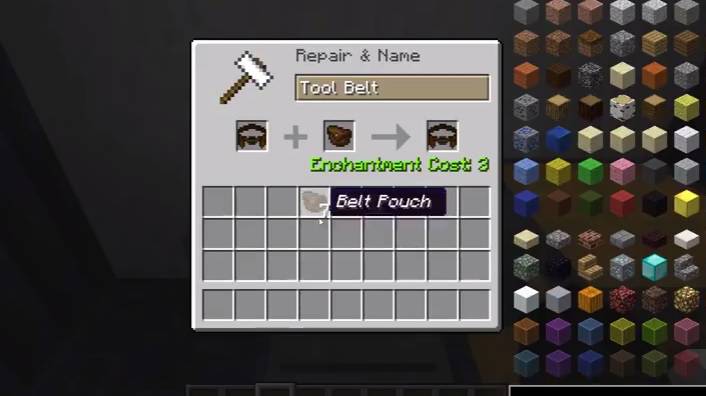 Tool Belt 1.14.4/1.13.2/1.12.2/1.11.2/1.10.2 Mod Minecraft Download