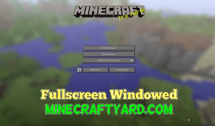 how to fix new minecraft launcher not windowed full screen